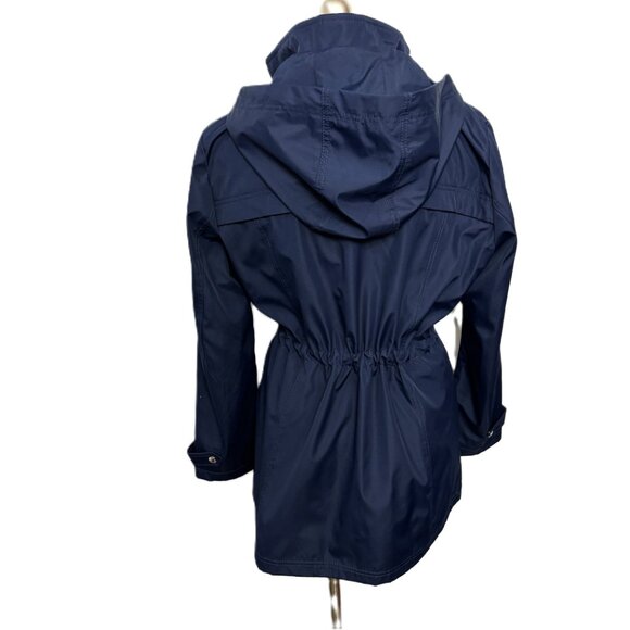 Weatherproof Navy Blue Lightweight Winter Jacket with Removable Hood Size XL - Picture 6 of 13
